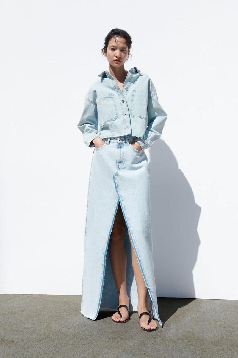 Zara cazadora denim 7
