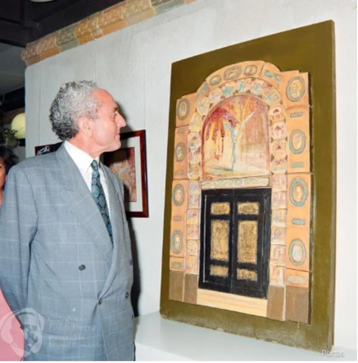 Antonio Antón Vázquez en la presentación en 1993 de la biografía de Sixto Marco Marco escrita por Patricio Falcó Pérez