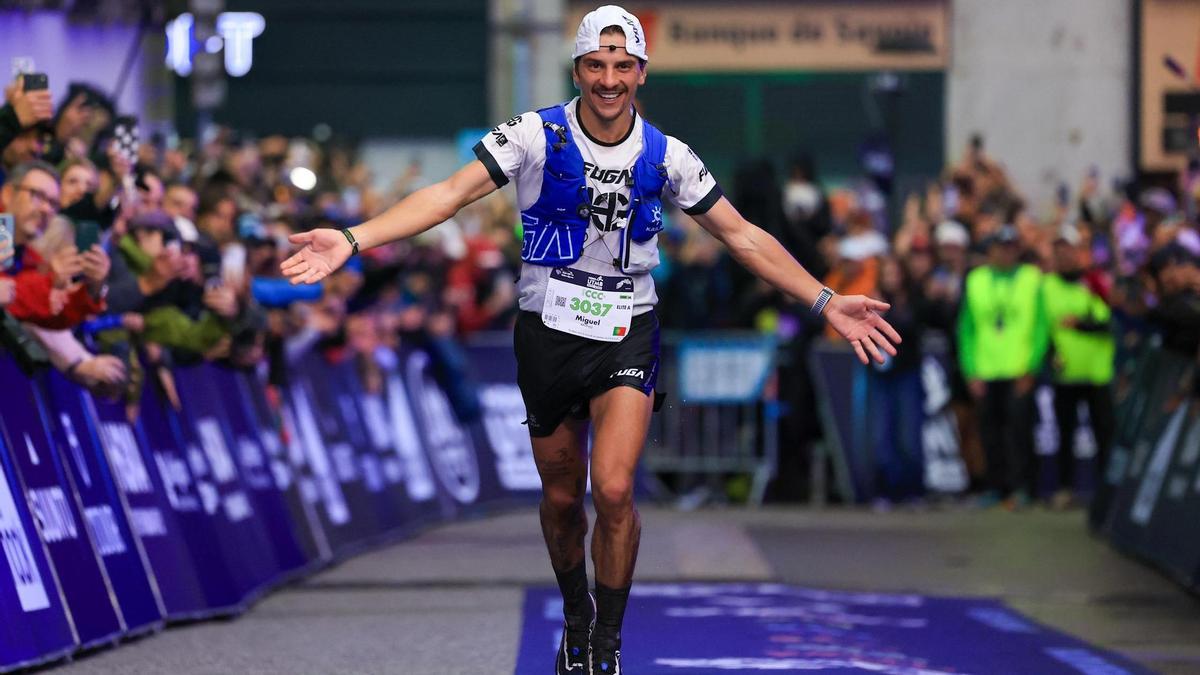 Los números de Miguel Arsénio tras ser segundo en la CCC 2026: casi 10.000 calorías, 10 horas de esfuerzo y casi 170 pulsaciones por minuto
