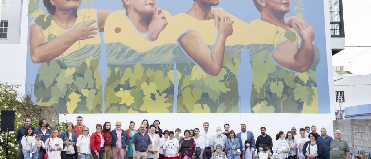 Un mural en tributo a la mujer rural | EL DÍA