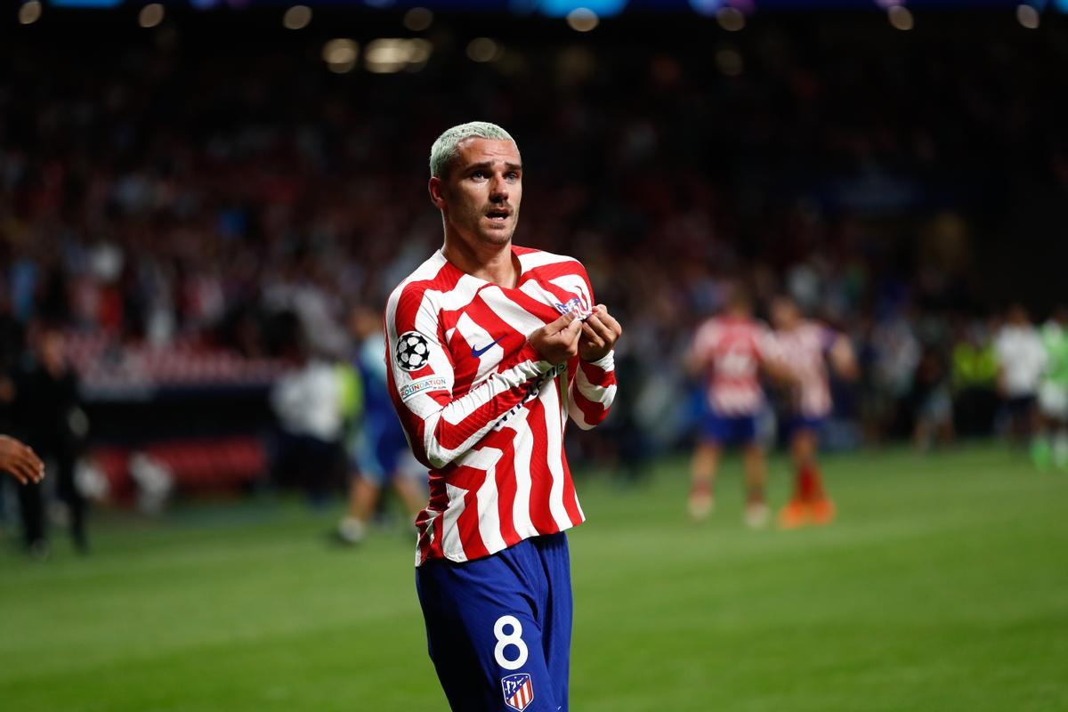 Antoine Griezmann con el Atlético de Madrid