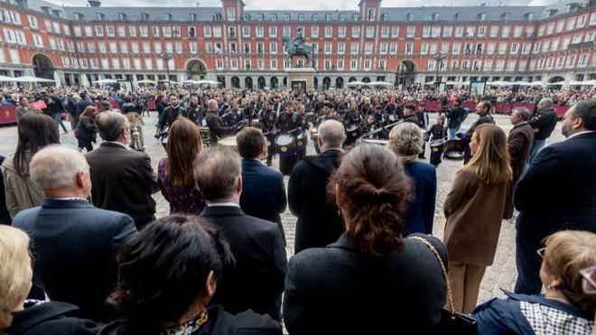 Tamborrada del Domingo de Resurrección 2025 en Madrid.