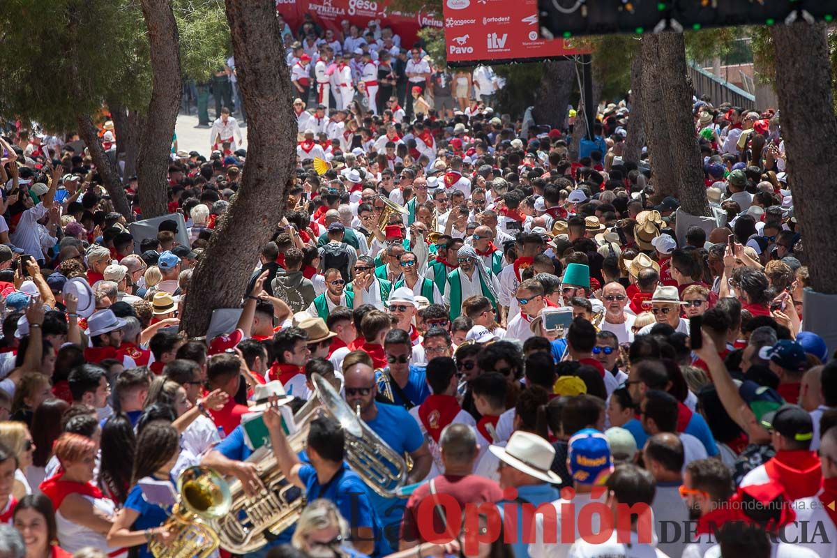 Moros y Cristianos en la mañana del dos de mayo en Caravaca