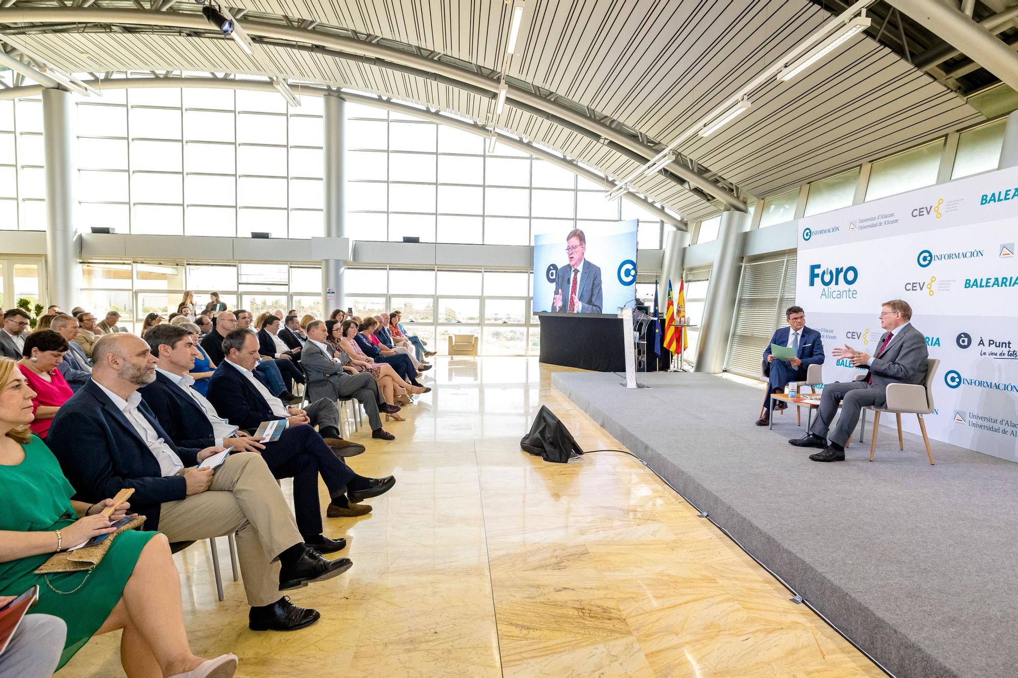 Ximo Puig anuncia que la actividad en la Ciudad de la Luz se retomará después del verano