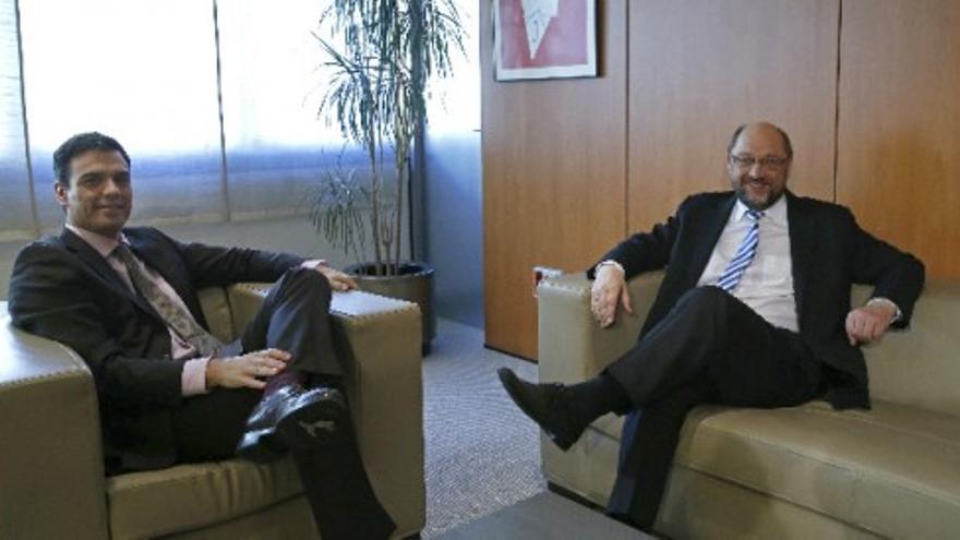 Martin Schulz se reúne con Pedro Sánchez
