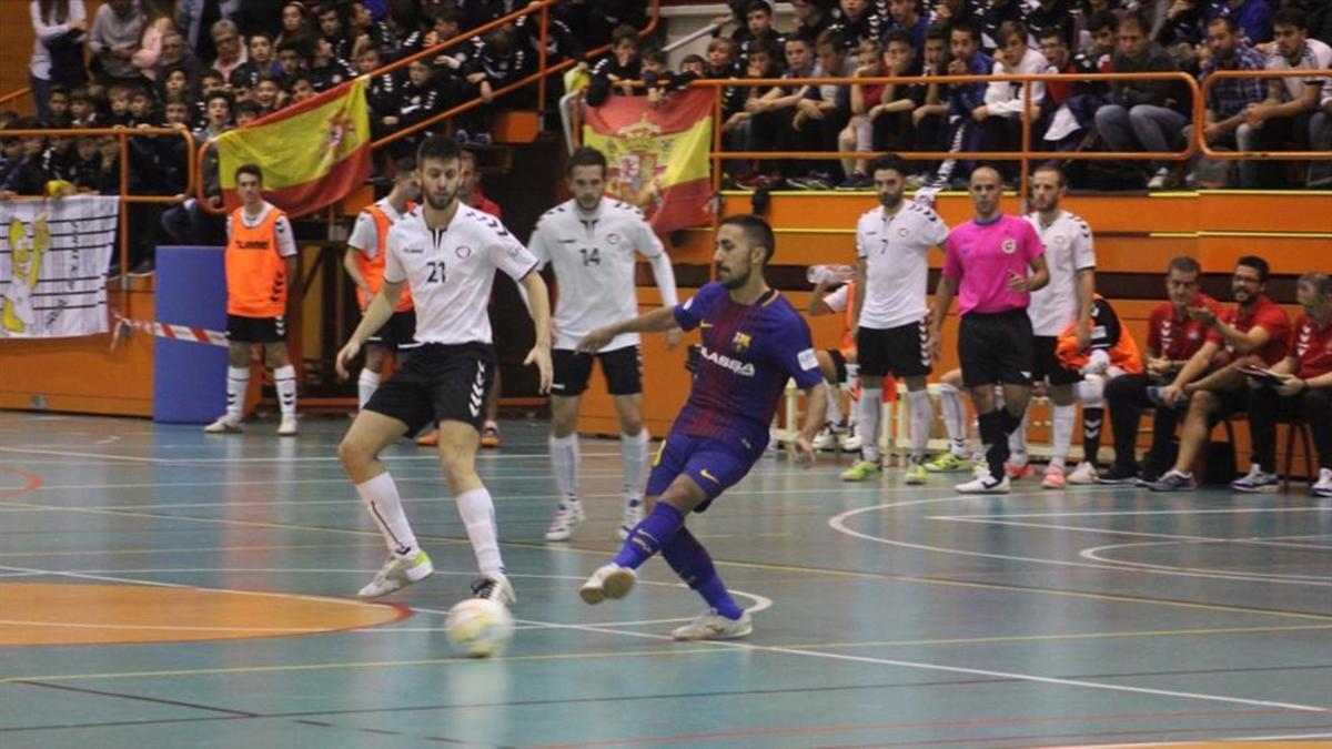 Joselito marcó un gol en la clara victoria azulgrana en Rivas
