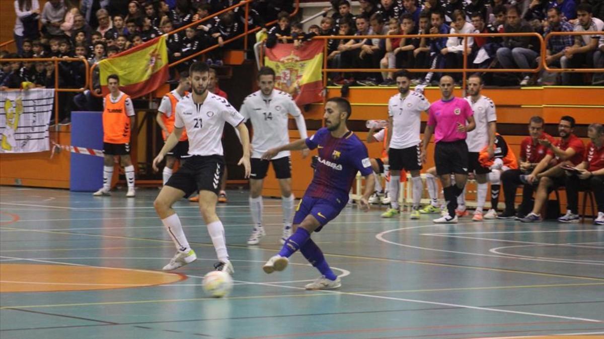 Joselito marcó un gol en la clara victoria azulgrana en Rivas