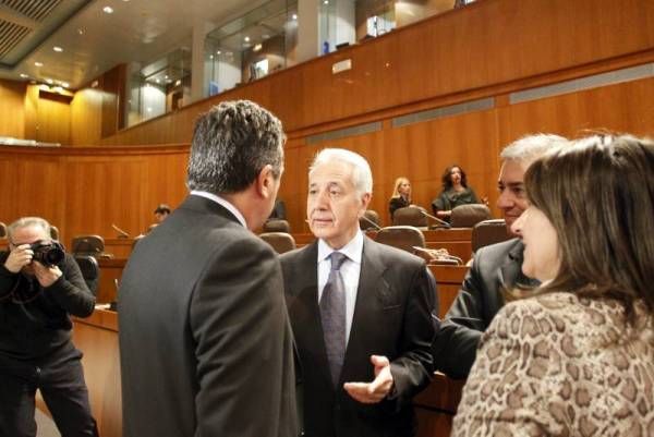 Fotogalería de la sesión plenaria de las Cortes de Aragón