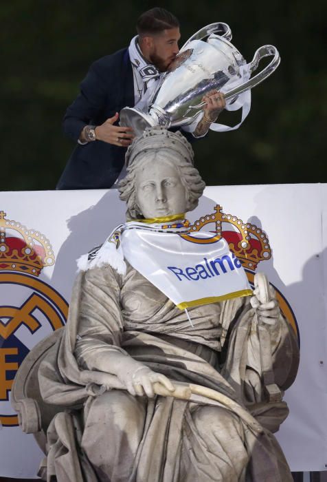 EL REAL MADRID CELEBRA LA UNDÉCIMA EN CIBELES