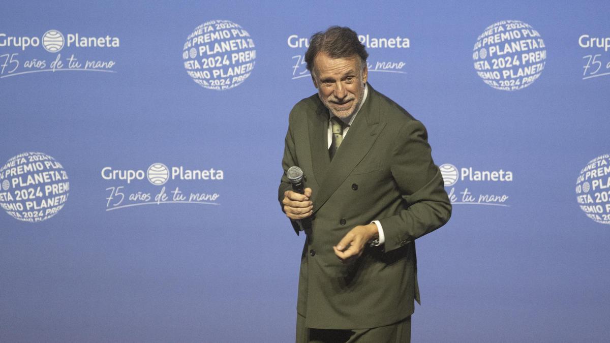 José Crehueras, presidente del Grupo Planeta, durante la entrega del Premio Planeta de 2024.