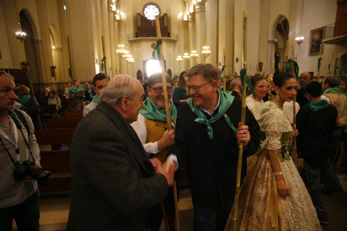 El president de la Generalitat, Ximo Puig, participa de la Romeria.