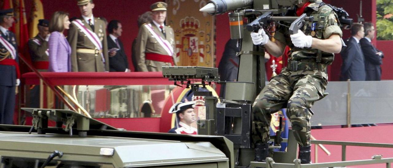 En 2008, el desfile del Día de las Fuerzas Armadas se celebró en Zaragoza.