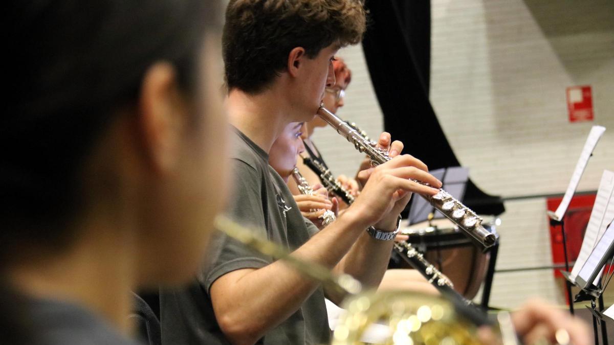 Alumnes de l'Acadèmia Internacional de Música de Solsona, l'agost passat