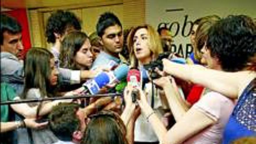 Susana Díaz no quiere que el PSOE forme bloques contra nadie ni a favor de nadie