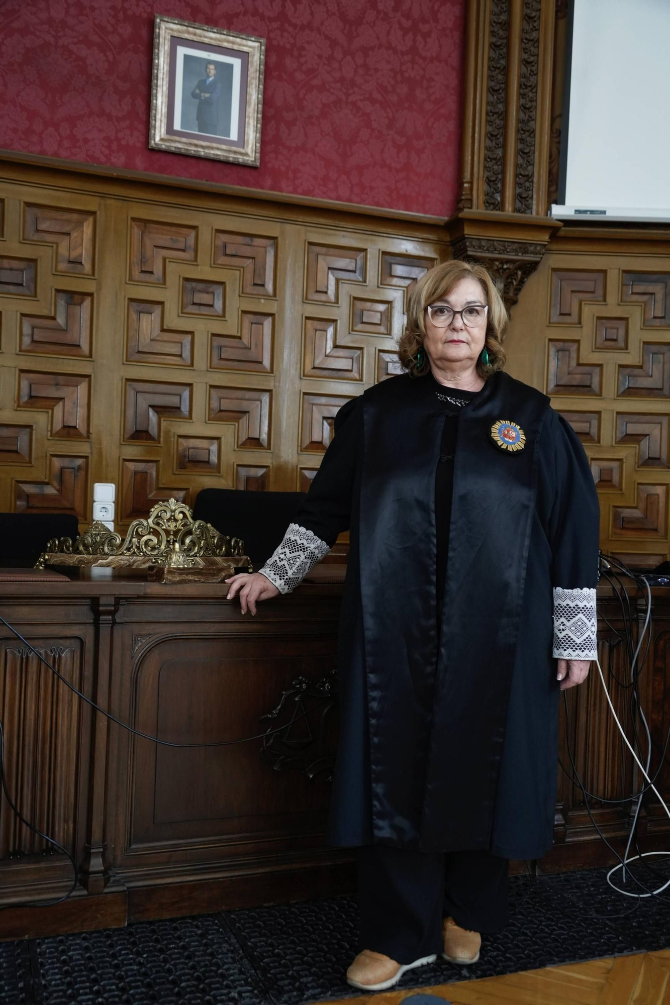 Esther Gonzalez, primera mujer presidenta de la Audiencia de Zamora.