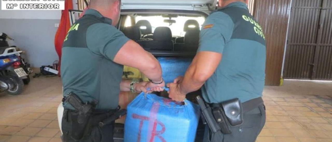 Imagen de archivo de un operativo antidroga de la Guardia Civil.