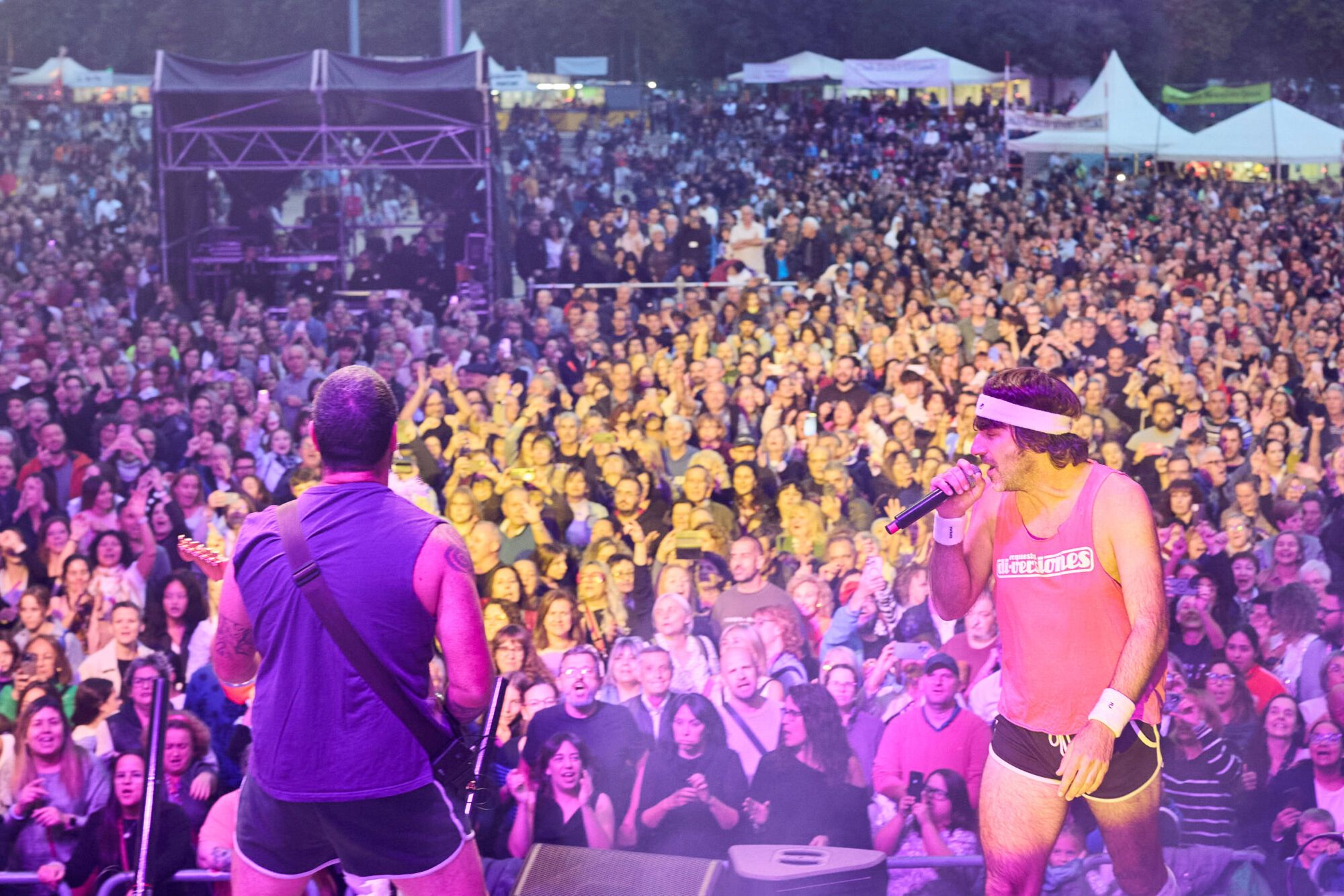 Les imatges del concert de Di Versiones a la Copa