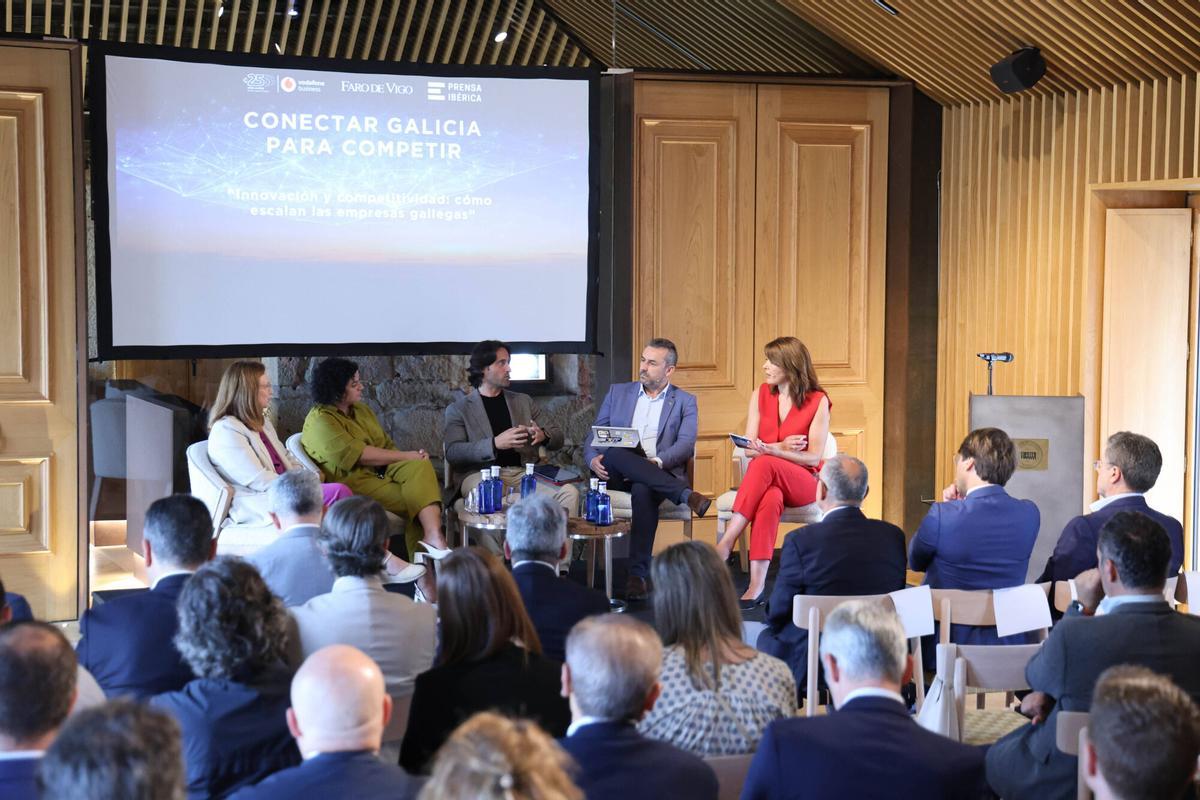 Vigo, Palacio de la Oliva. Evento "Conectar Galicia para competir" organizado por Faro, Prensa Ibérica y Vodafone