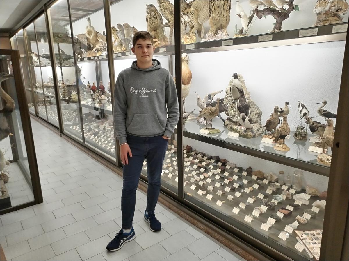 Marcos Díaz estudia en el colegio la Concepción de Ontinyent.