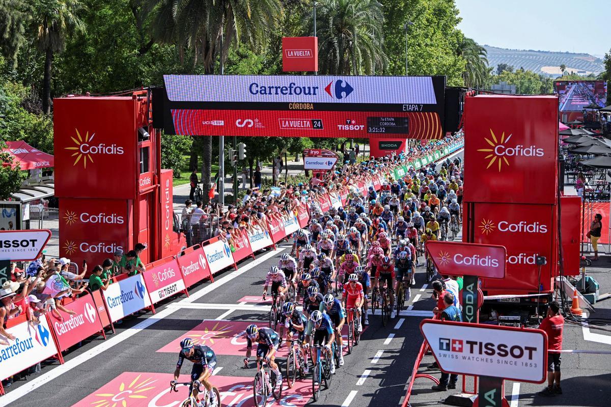 Patrocinio de Cofidis en La Vuelta 2024.