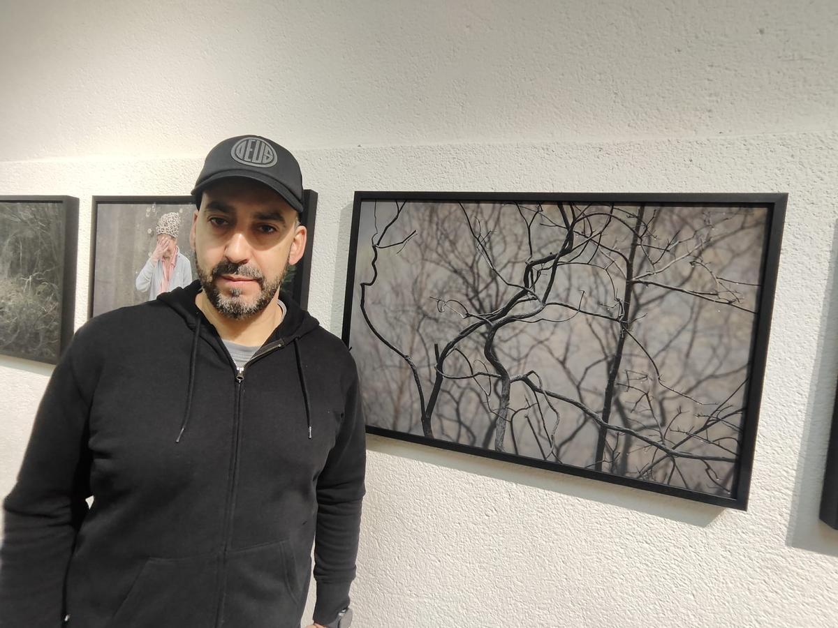 Noé Baranda, en la Casa de Cultura de Grado.