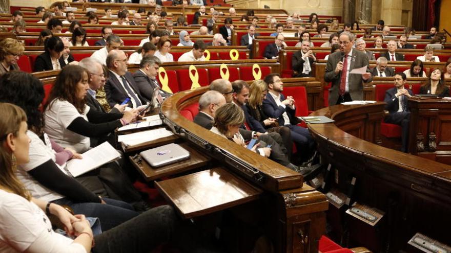 Pla general de l&#039;hemicicle del Parlament