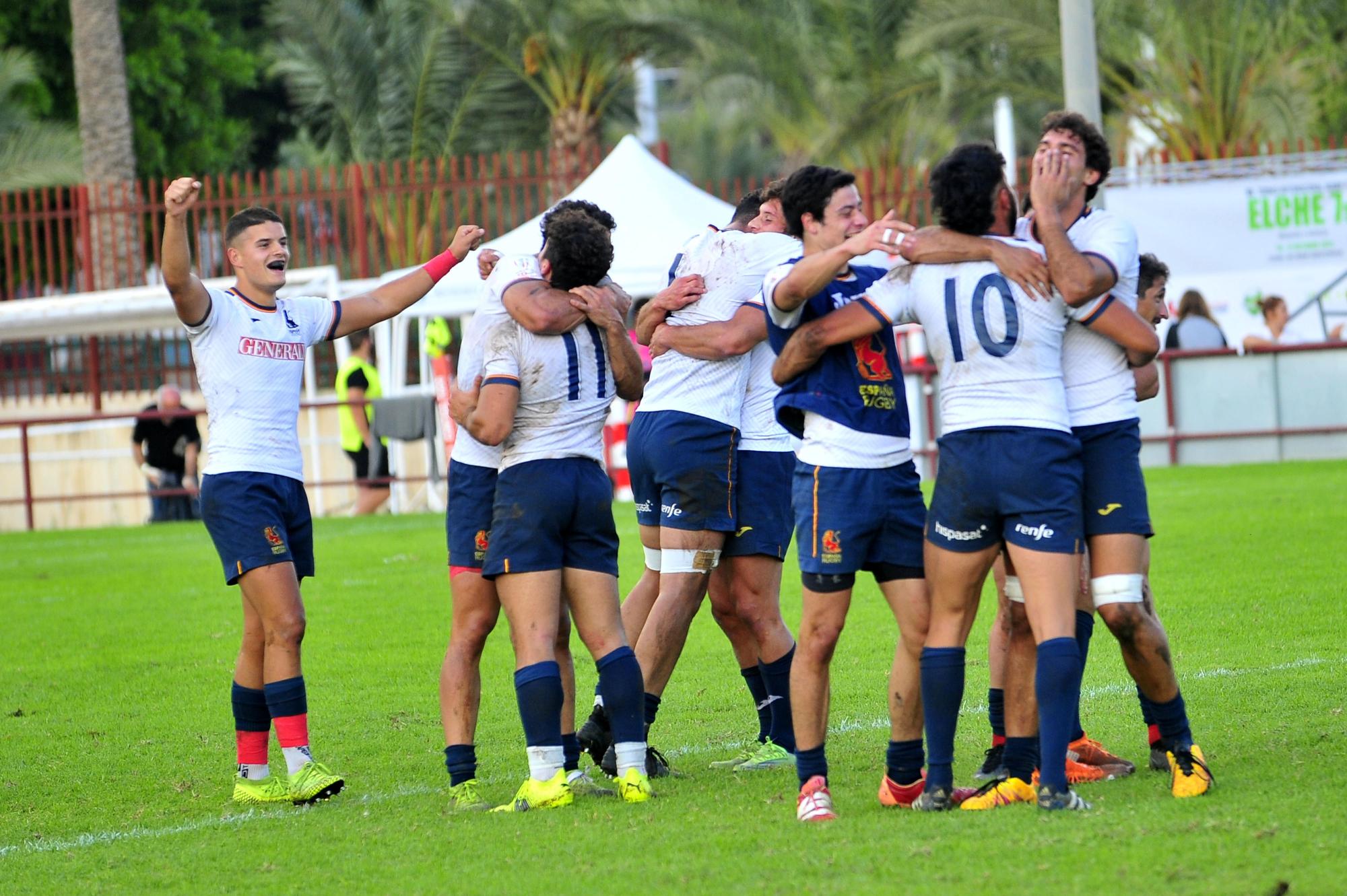 España gana el Torneo Internacional 7s de Elche con un «ensayo de oro»