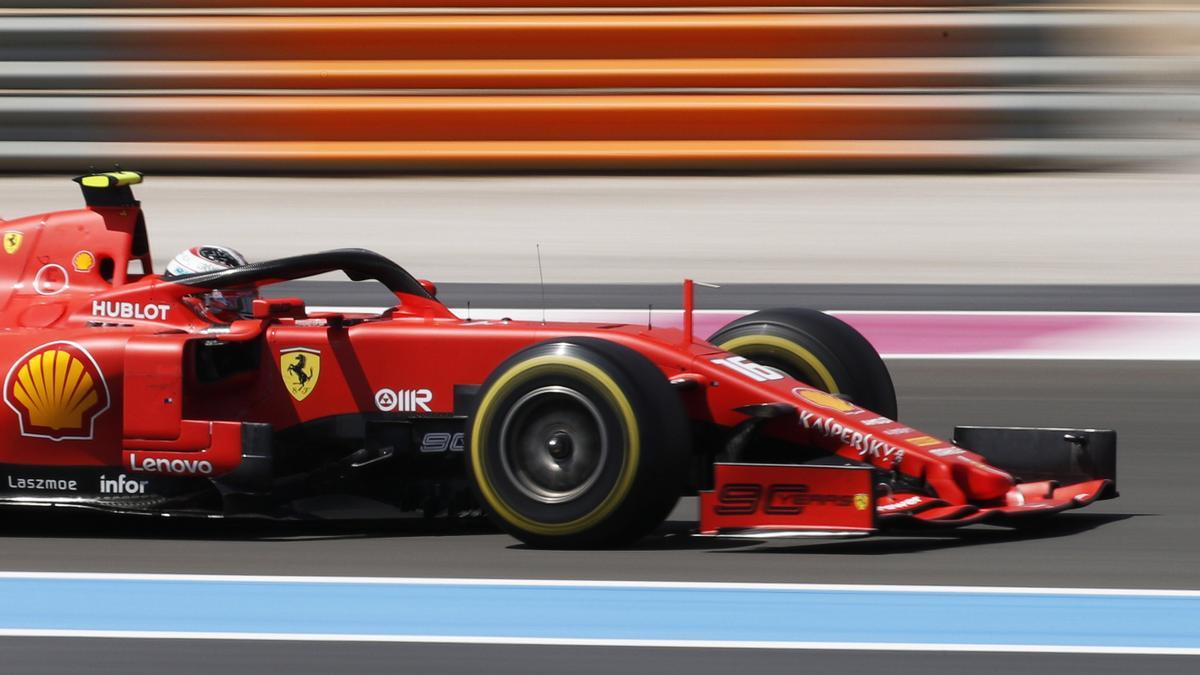 Leclerc en el Gran Premio de Francia.