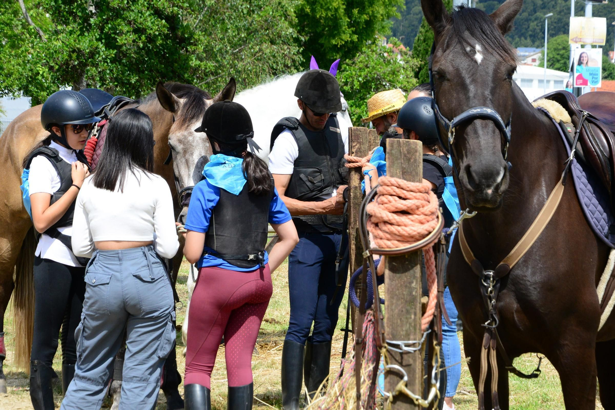 Más de 200 jinetes en la Xuntaza Cabalar de Moaña