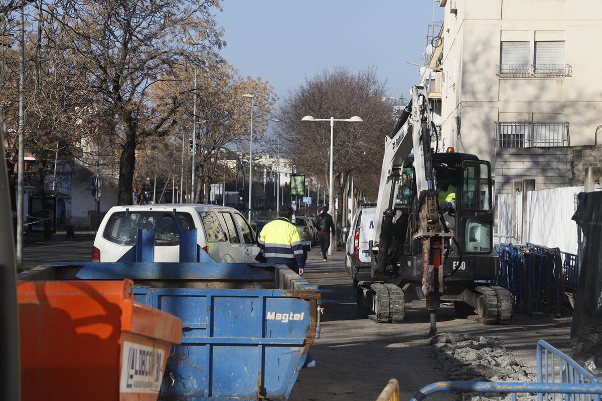 Comienzan las obras de la reforma de la avenida de Trassierra