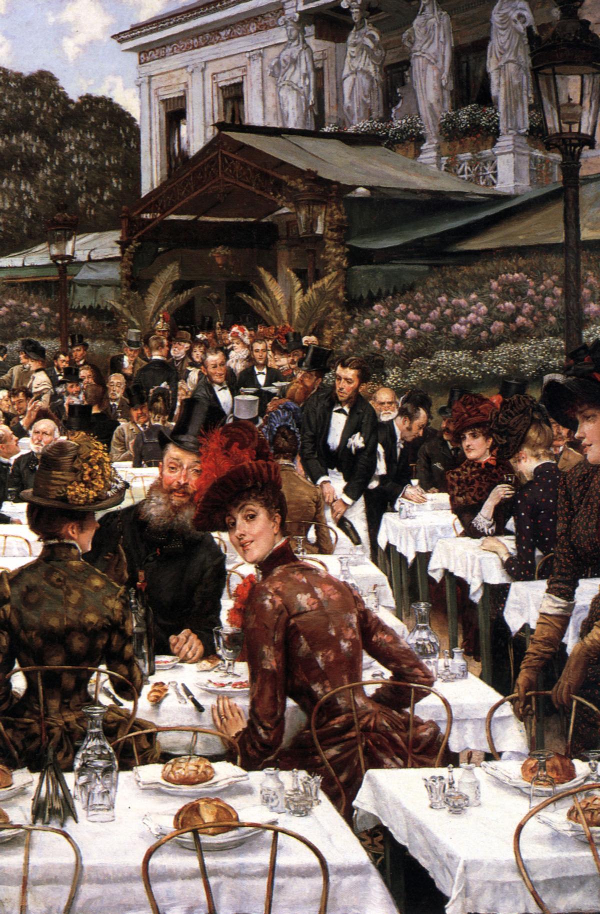 Cuadro 'Las esposas de los artistas', de Tissot (1885)