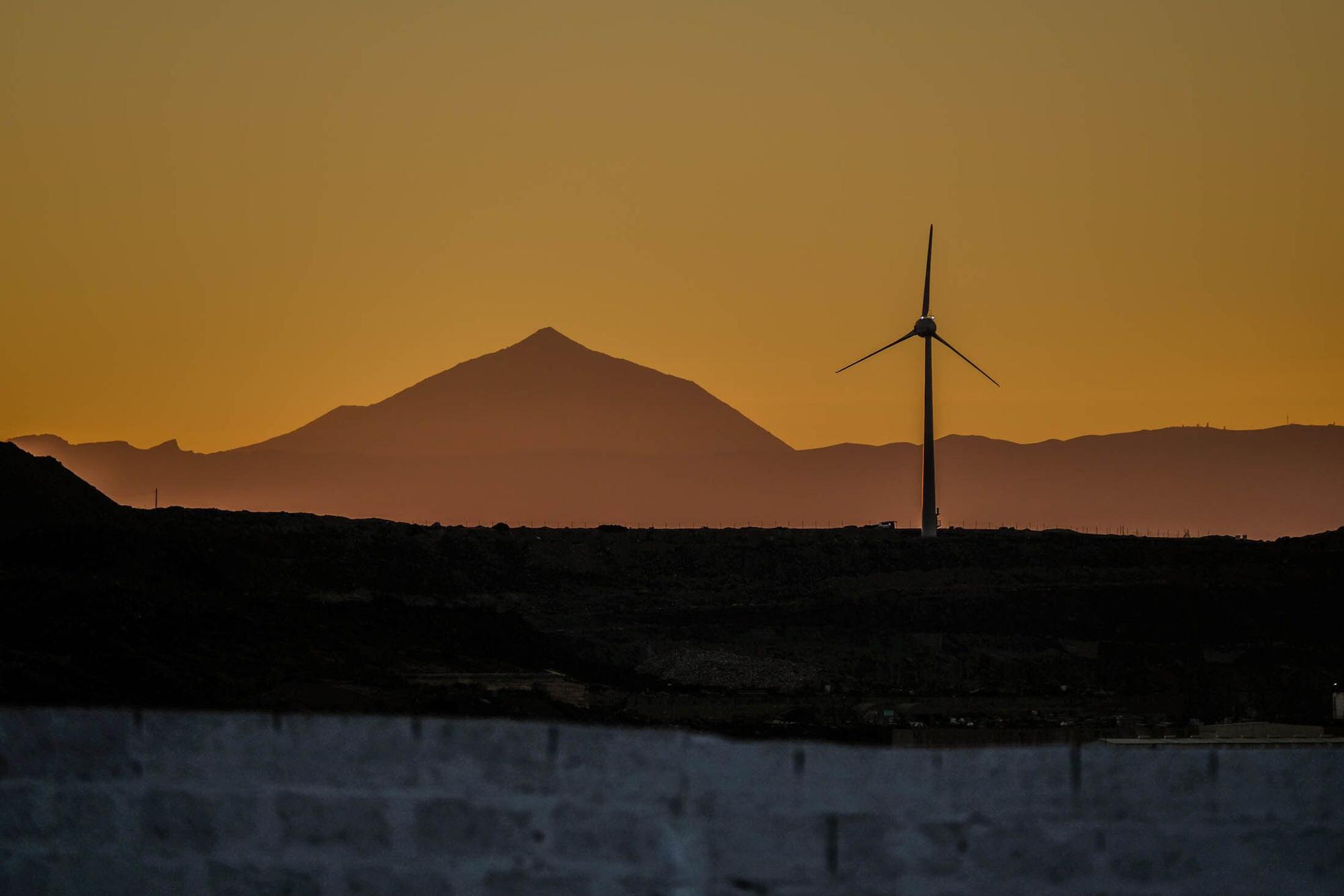 Calima en Gran Canaria (01/01/2021)