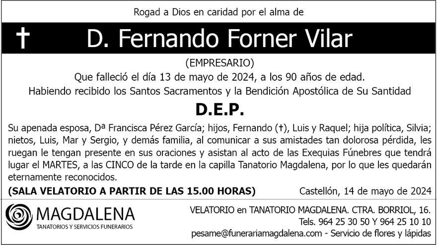 D. Fernando Forner Vilar