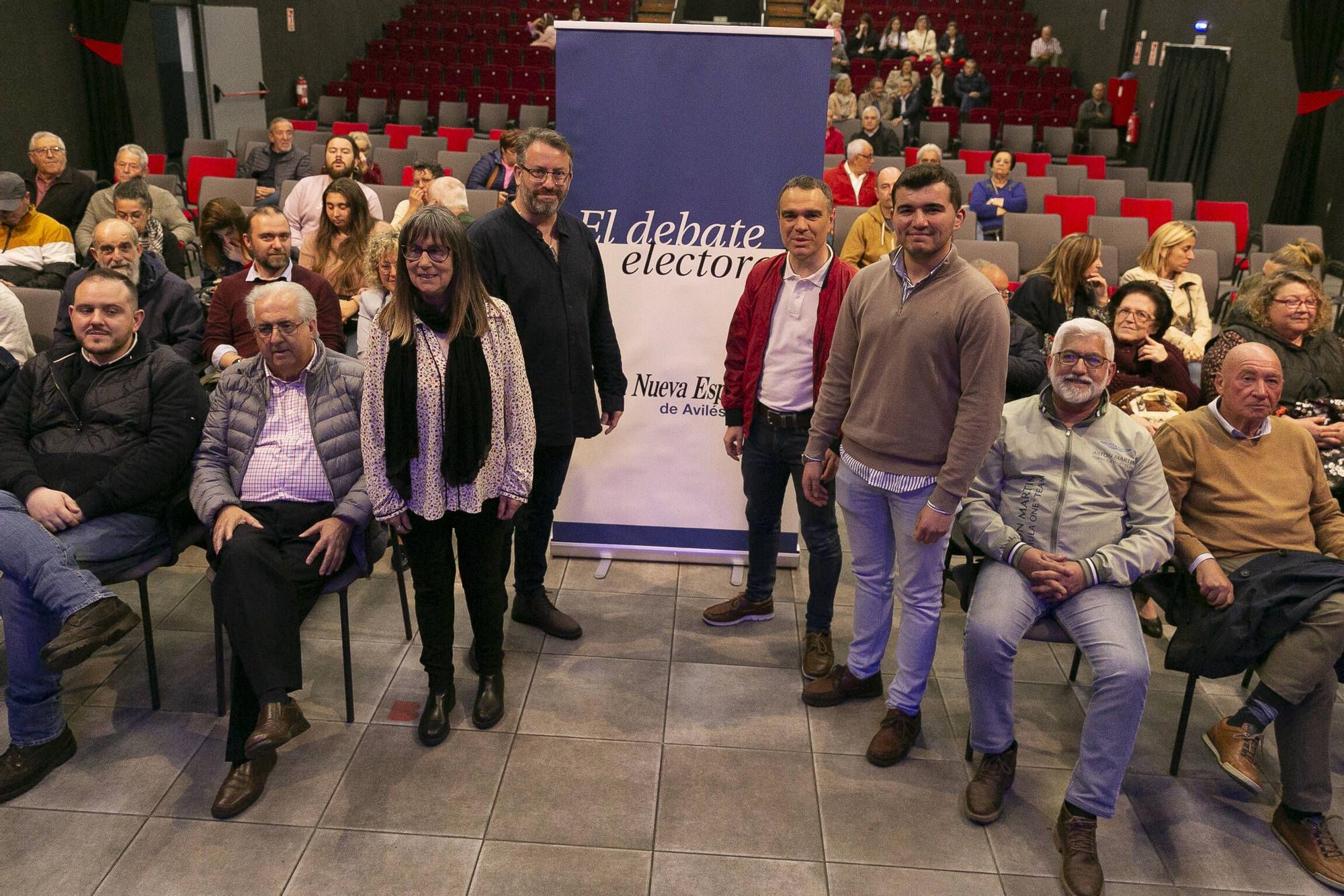 EN IMÁGENES, el debate electoral organizado por LA NUEVA ESPAÑA en Corvera