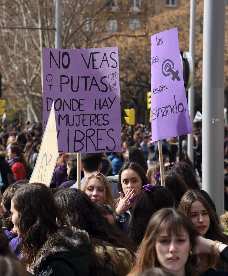 El Día Internacional de la Mujer en Zaragoza