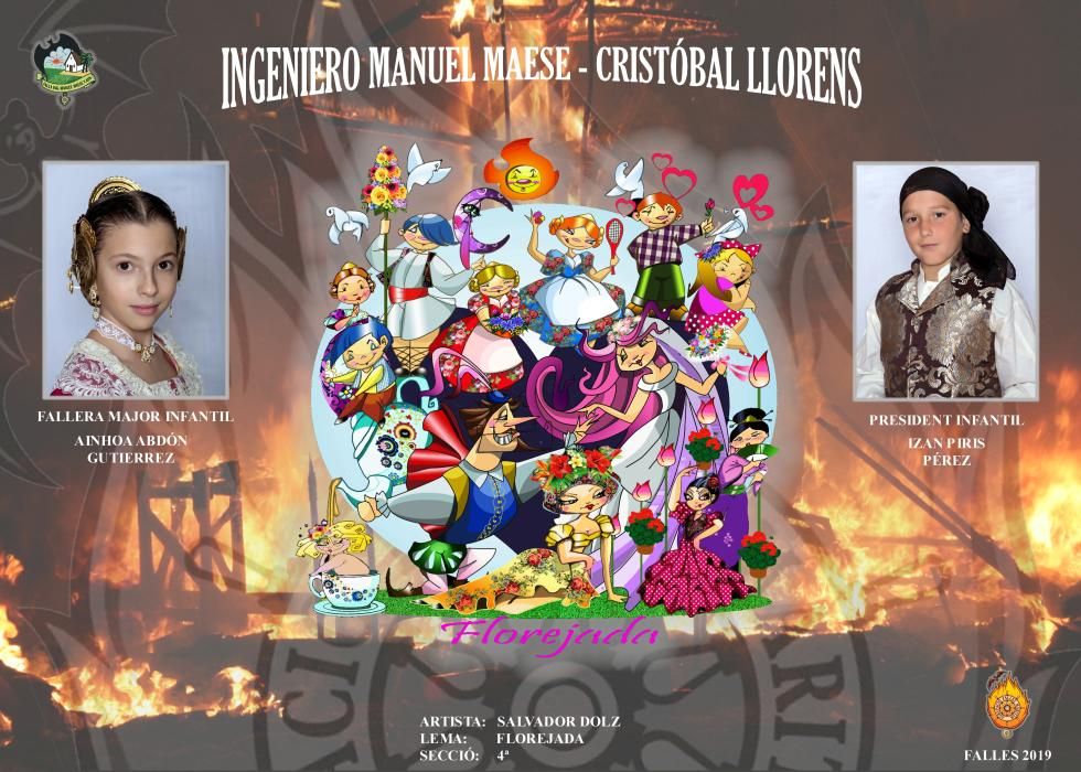 Conoce todos los proyectos de Fallas 2019 en el Marítimo