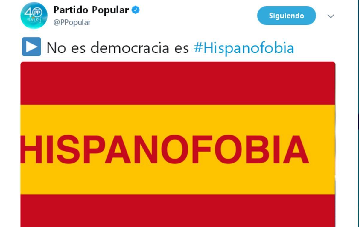 Captura del vídeo que ha lanzado el PP por las redes sociales. Captura del vídeo que ha lanzado el PP por las redes sociales.