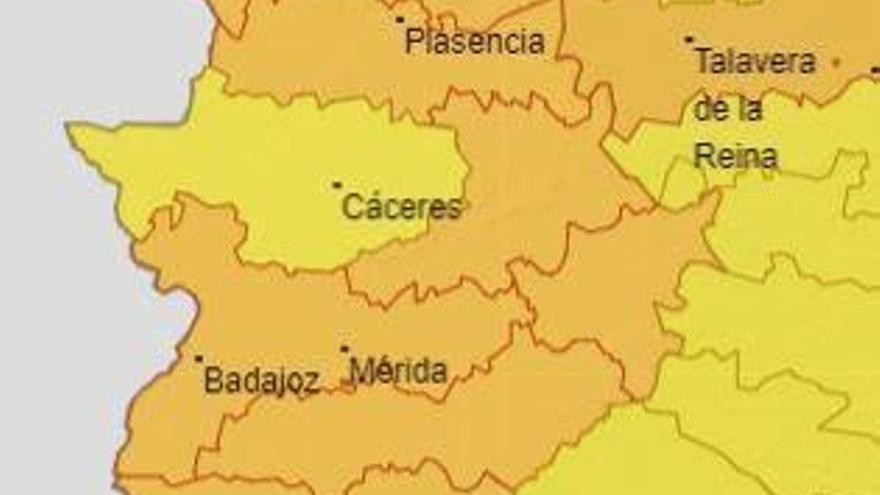 El calor no da tregua en Extremadura con avisos activos al menos hasta el martes