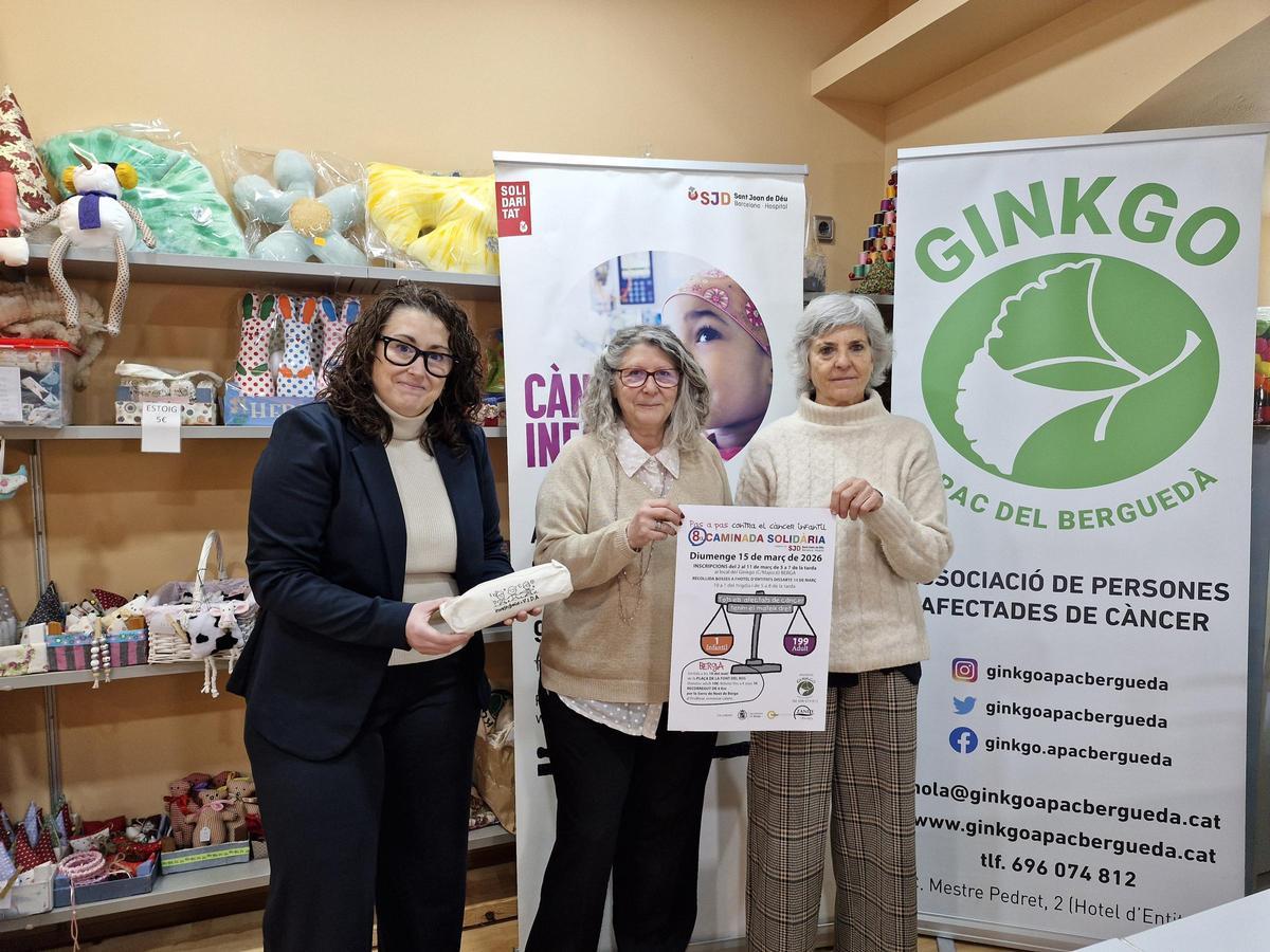 Maria Gracia, Aurora Fernández i Andrea Corominas han presentat la caminada