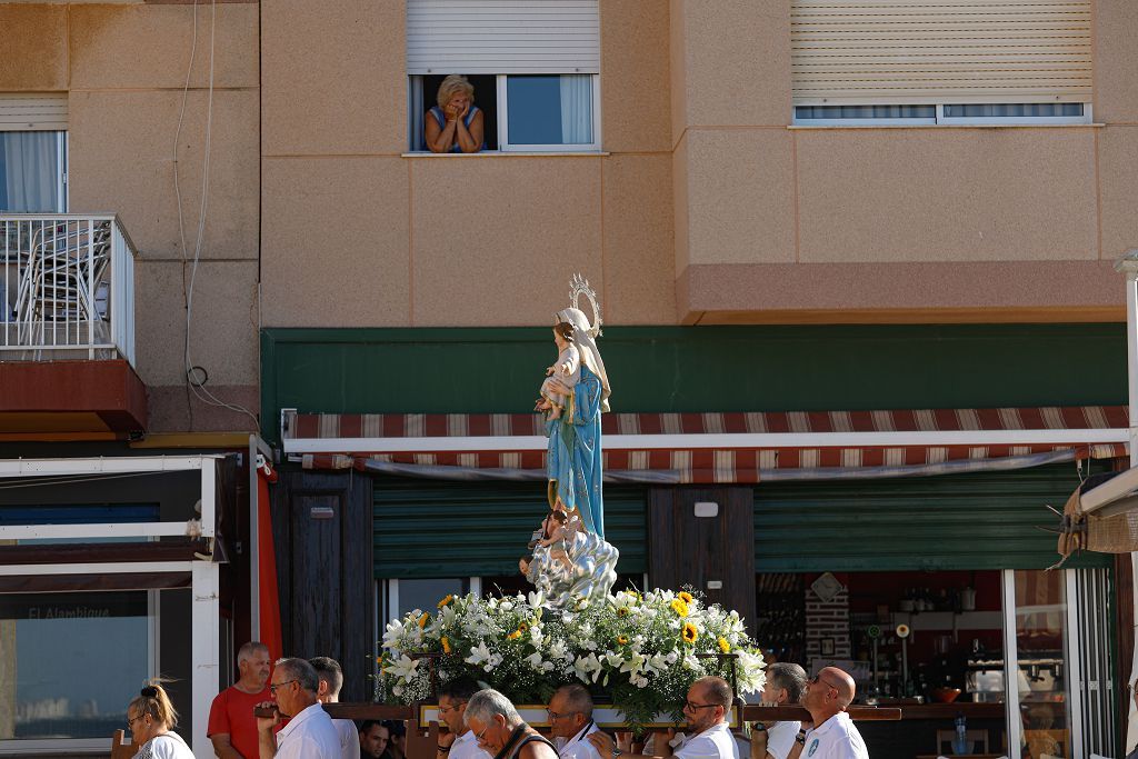 Procesión de la Virgen en Cabo de Palos y Los Nietos