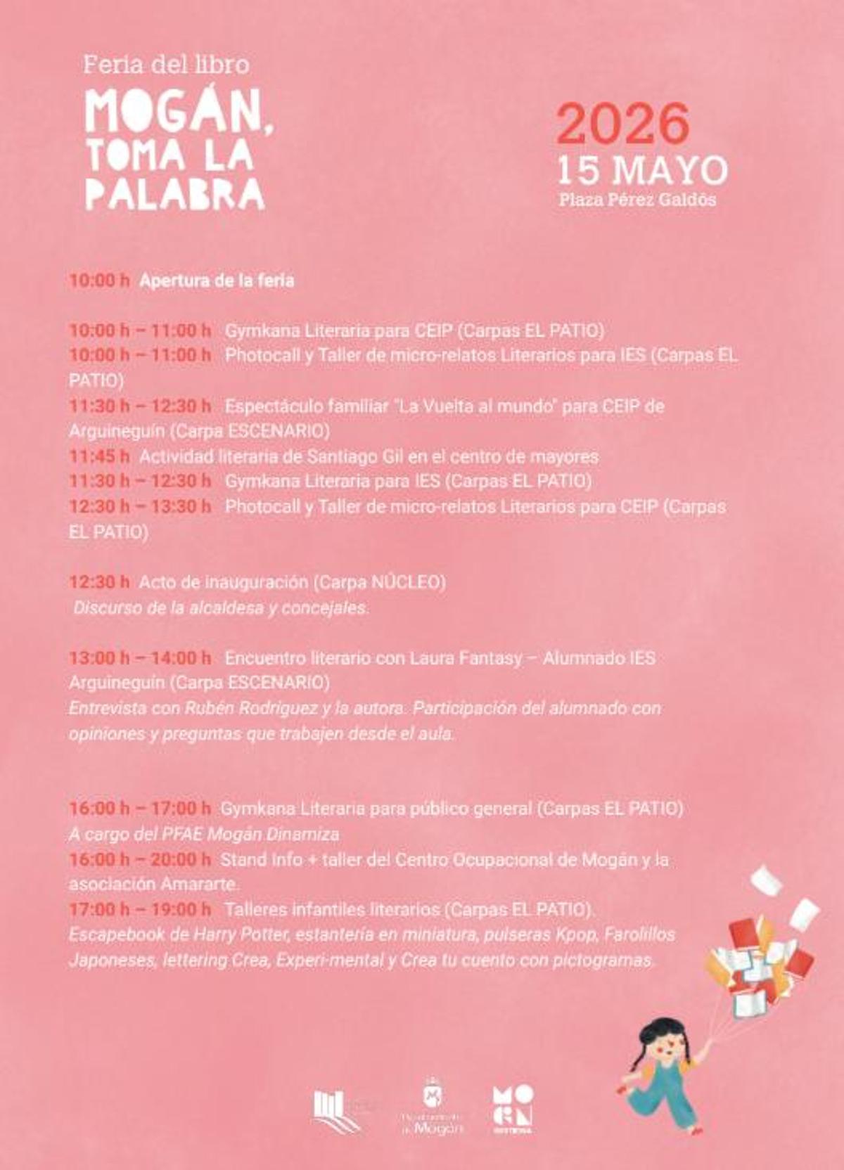 Feria del libro de Mogan 2026.
