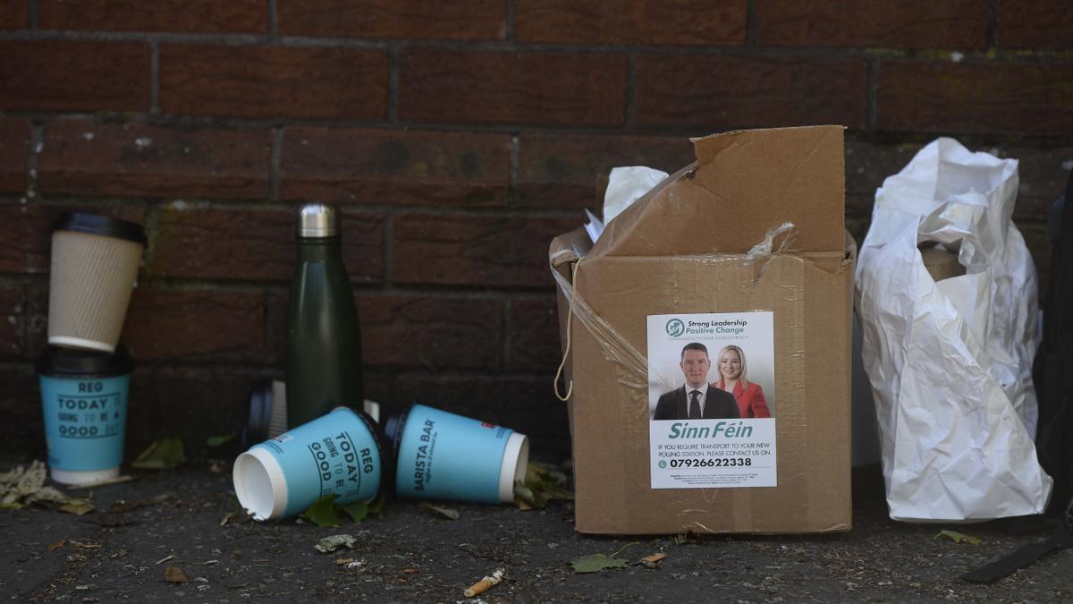 Voting in Belfast in UK General Election