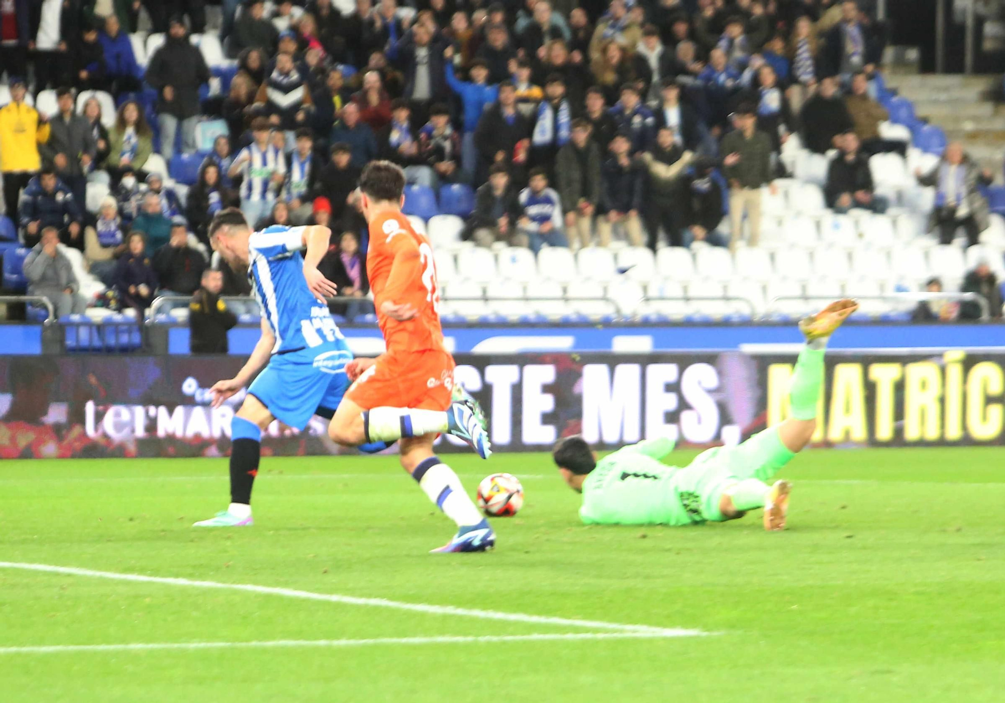 El Dépor gana en Riazor con doblete de Lucas a la Real Sociedad B (2-1)