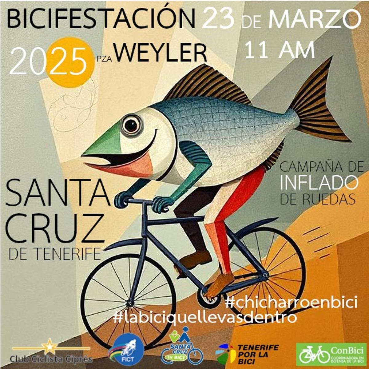 Cartel de la Bicifestación.