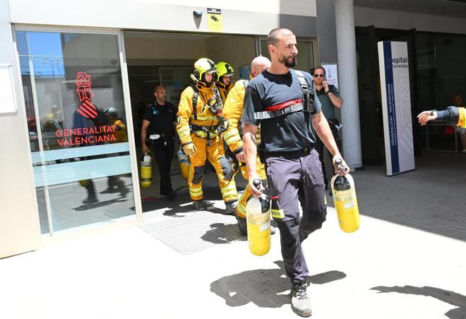 Incendio en el Hospital de Torrevieja
