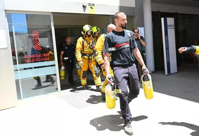 Incendio en el Hospital de Torrevieja