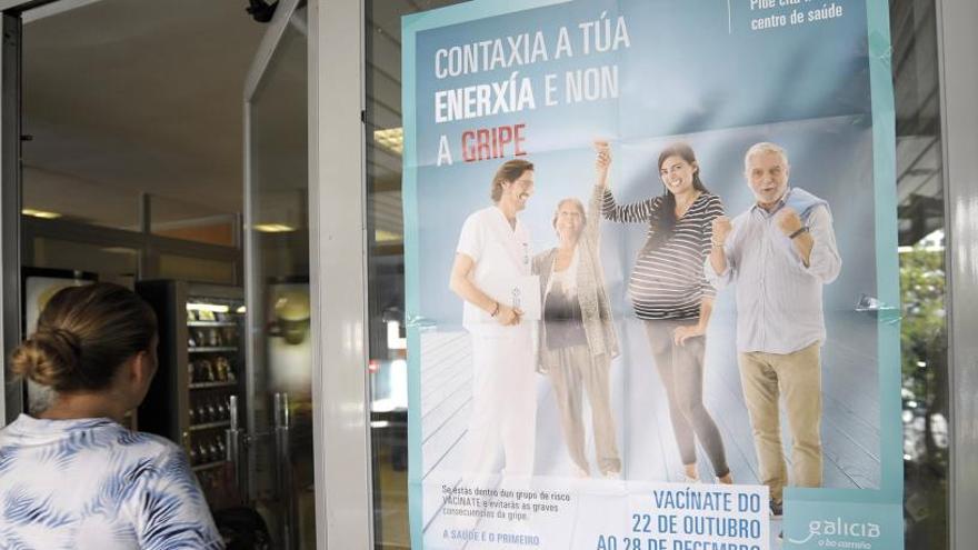 Campaña de vacunación de la gripe en Galicia.
