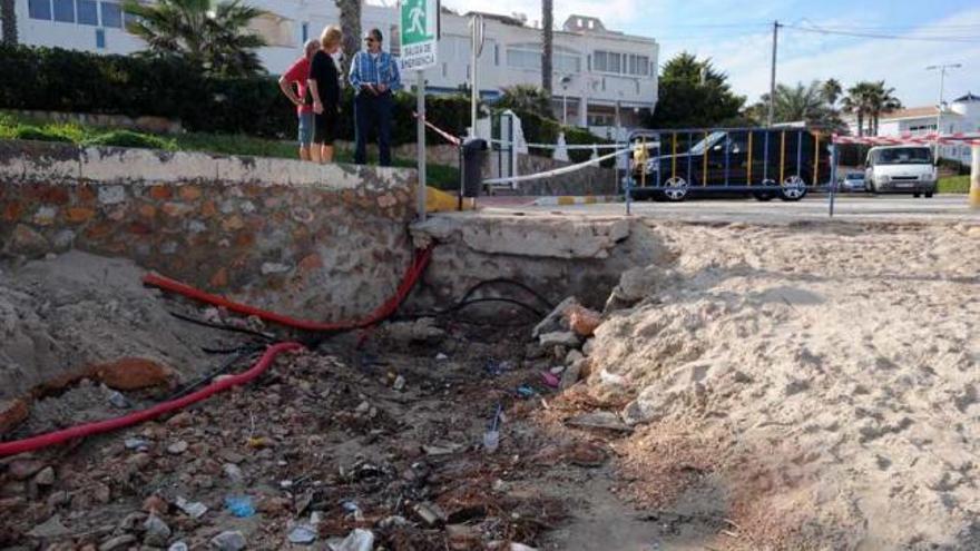 Vecinos y Claro denuncian el mal estado de la costa desde el temporal de hace 15 días