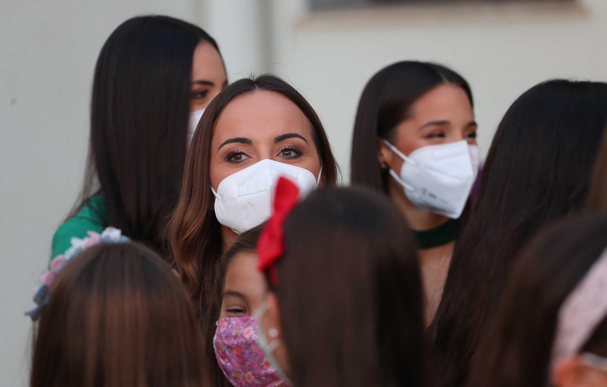 Primera aparición de las candidatas a falleras mayores de València 2022