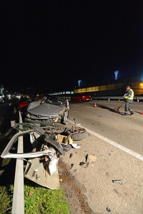 Accidente en el Corredor del Nalón